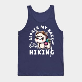 Alpaca My Bags Cute Alpaca Hiking Funny Sayings Gif Idea For Hiker Mom Tank Top